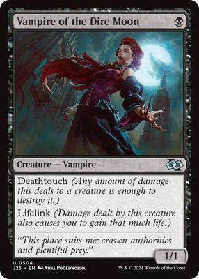 Magic: The Gathering - Foundations Jumpstart - Vampire of the Dire Moon - 504 - Normal