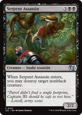 Magic: The Gathering - Foundations Jumpstart - Serpent Assassin - 123 - Normal