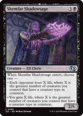 Magic: The Gathering - Foundations Jumpstart - Skemfar Shadowsage - 489 - Normal