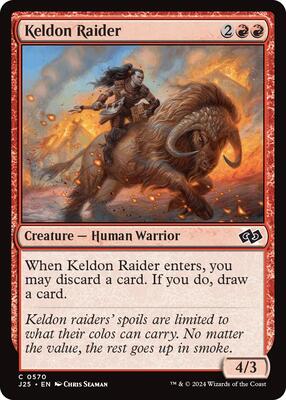 Magic: The Gathering - Foundations Jumpstart - Keldon Raider - 570 - Normal