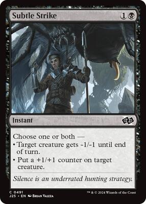 Magic: The Gathering - Foundations Jumpstart - Subtle Strike - 491 - Normal