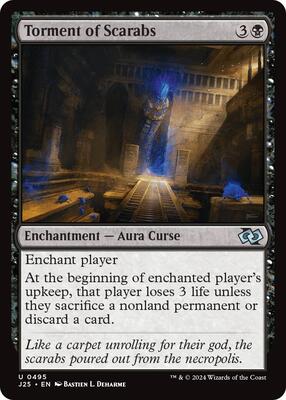 Magic: The Gathering - Foundations Jumpstart - Torment of Scarabs - 495 - Normal