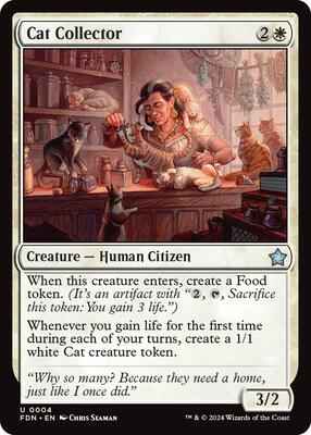 Magic: The Gathering - Foundations - Cat Collector - Normal