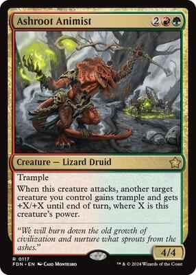 Magic: The Gathering - Foundations - Ashroot Animist - Rare