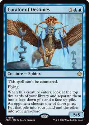 Magic: The Gathering - Foundations - Curator of Destinies - Rare