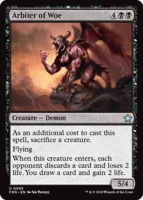 Magic: The Gathering - Foundations - Arbiter of Woe - Uncommon