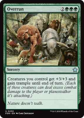 Magic: The Gathering - Foundations - Overrun - Normal