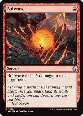 Magic: The Gathering - Foundations - Boltwave - Normal