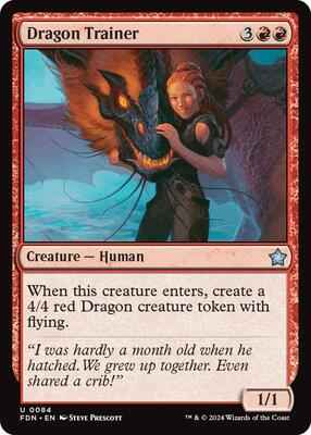 Magic: The Gathering - Foundations - Dragon Trainer - Uncommon