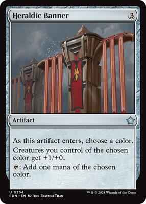 Magic: The Gathering - Foundations - Heraldic Banner - Uncommon