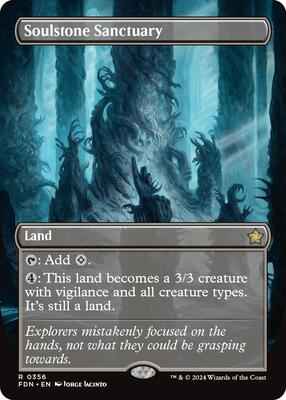 Magic: The Gathering - Foundations - Soulstone Sanctuary (Borderless) - Normal