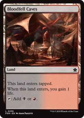 Magic: The Gathering - Foundations - Bloodfell Caves - Normal