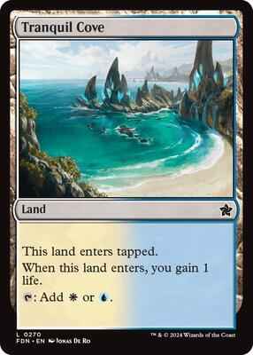 Magic: The Gathering - Foundations - Tranquil Cove - Land