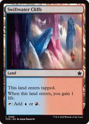 Magic: The Gathering - Foundations - Swiftwater Cliffs - Land