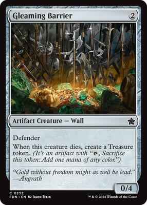 Magic: The Gathering - Foundations - Gleaming Barrier - Common
