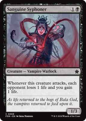 Magic: The Gathering - Foundations - Sanguine Syphoner - Common