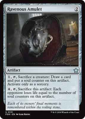 Magic: The Gathering - Foundations - Ravenous Amulet - Uncommon