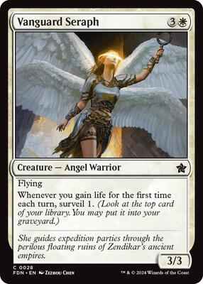 Magic: The Gathering - Foundations - Vanguard Seraph - Common