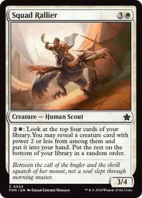 Magic: The Gathering - Foundations - Squad Rallier - Common