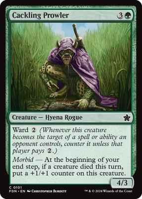 Magic: The Gathering - Foundations - Cackling Prowler - Common