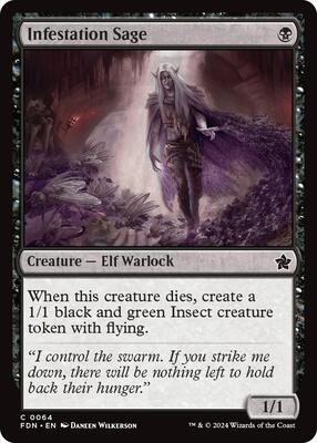 Magic: The Gathering - Foundations - Infestation Sage - Common