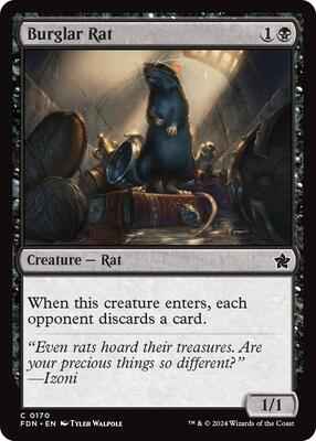 Magic: The Gathering - Foundations - Burglar Rat - Common