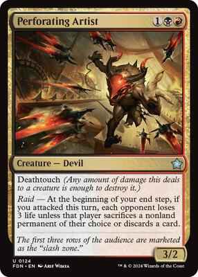 Magic: The Gathering - Foundations - Perforating Artist - Uncommon