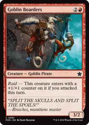 Magic: The Gathering - Foundations - Goblin Boarders - Common