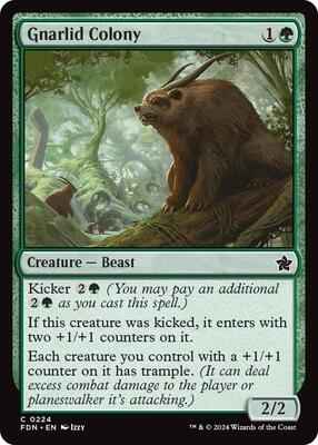 Magic: The Gathering - Foundations - Gnarlid Colony - Common
