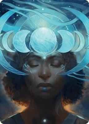 Magic: The Gathering - Art Series: Foundations - Lunar Insight Art Card (31/54) - Special