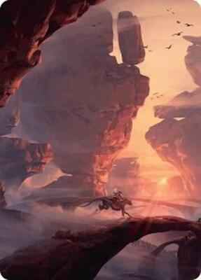 Magic: The Gathering - Art Series: Foundations - Mountain Art Card (24/54) - Normal