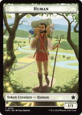 Magic: The Gathering - Foundations - Human // Knight Double-Sided Token - Token