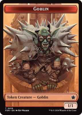 Magic: The Gathering - Foundations - Goblin // Insect Doubled-Sided Token - Token