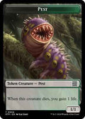Magic: The Gathering - Outlaws of Thunder Junction: Breaking News - Pest // Plot Double-Sided Token - Normal