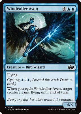 Magic: The Gathering - Foundations Jumpstart - Windcaller Aven - 390 - Normal