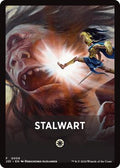 Magic: The Gathering - Foundations Jumpstart - Stalwart Theme Card - 9 - Normal