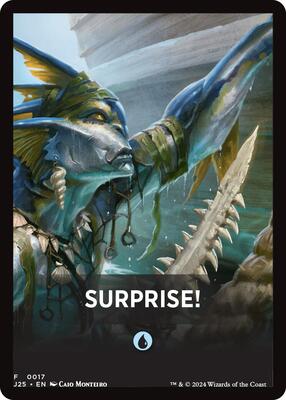Magic: The Gathering - Foundations Jumpstart - Surprise! Theme Card - 17 - Normal