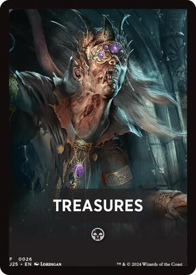 Magic: The Gathering - Foundations Jumpstart - Treasures Theme Card - 26 - Normal