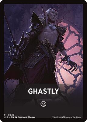 Magic: The Gathering - Foundations Jumpstart - Ghastly Theme Card - 20 - Normal