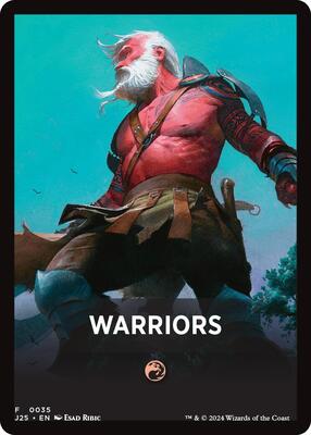 Magic: The Gathering - Foundations Jumpstart - Warriors Theme Card - 35 - Normal