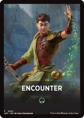 Magic: The Gathering - Foundations Jumpstart - Encounter Theme Card - 41 - Normal