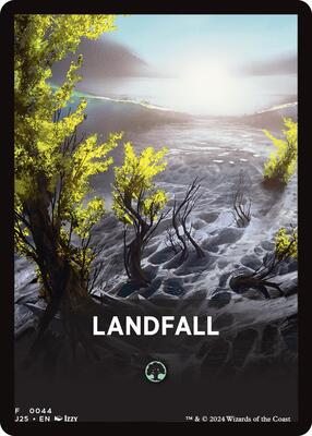 Magic: The Gathering - Foundations Jumpstart - Landfall Theme Card - 44 - Normal