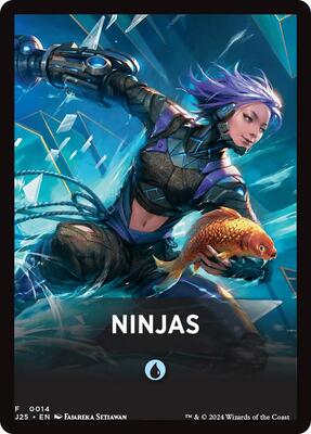 Magic: The Gathering - Foundations Jumpstart - Ninjas Theme Card - 14 - Normal