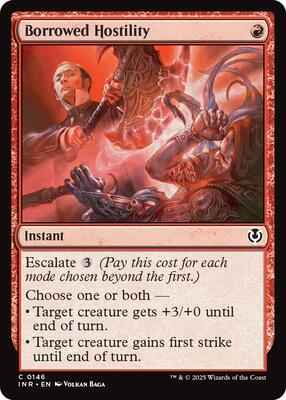 Magic: The Gathering - Innistrad Remastered - Borrowed Hostility - Common - Normal