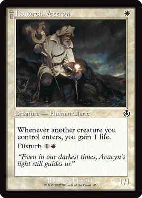 Magic: The Gathering - Innistrad Remastered - Lunarch Veteran (Retro Frame) - Common - Normal
