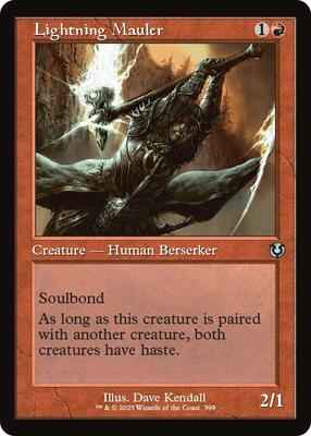 Magic: The Gathering - Innistrad Remastered - Lightning Mauler (Retro Frame) - Uncommon - Normal