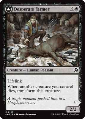 Magic: The Gathering - Innistrad Remastered - Desperate Farmer - Common - Foil