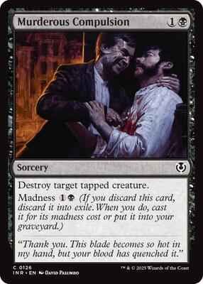 Magic: The Gathering - Innistrad Remastered - Murderous Compulsion - Common - Foil