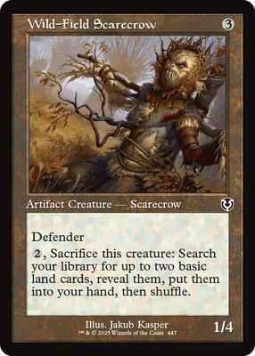 Magic: The Gathering - Innistrad Remastered - Wild-Field Scarecrow (Retro Frame) - Common - Normal