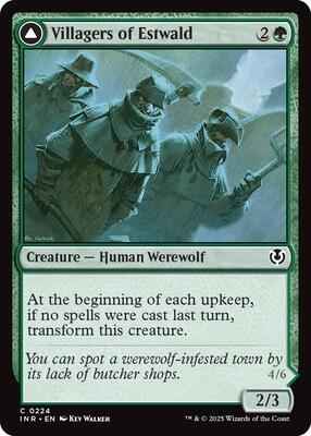 Magic: The Gathering - Innistrad Remastered - Villagers of Estwald - Common - Foil